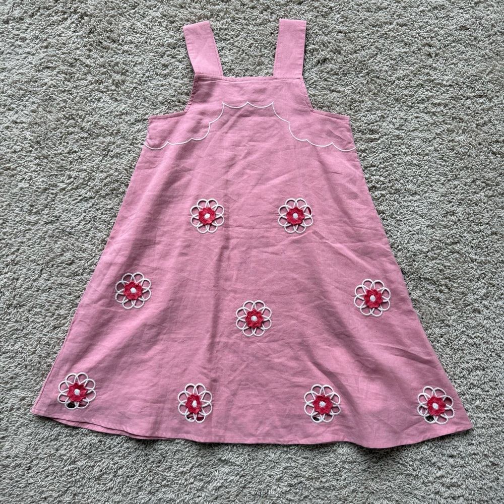Stella McCartney Pink Floral Embroidered Dress